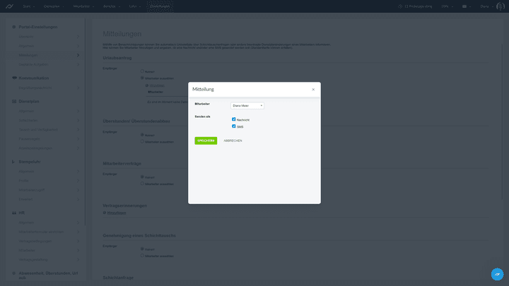 Du entscheidest selbst, wer über was informiert werden soll