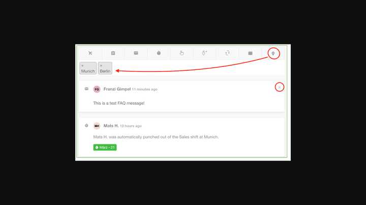 Praktische Filter helfen dir dabei, den Überblick über Benachrichtigungen zu behalten