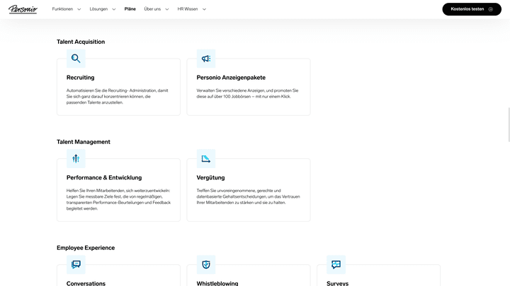 Erweitern Sie Tools wie Personio bei Bedarf um weitere Funktionen
