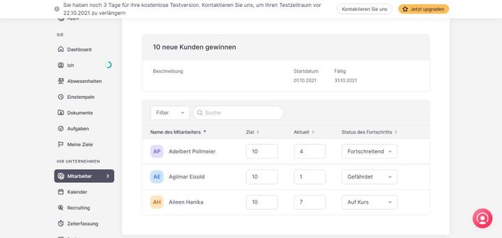 Indem Sie individuelle Ziele setzen, helfen Sie Ihren Mitarbeitern, ihr volles Potential zu entfalten