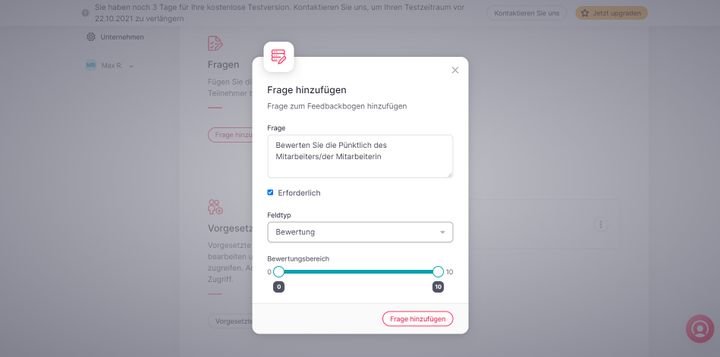 Erstellen Sie Beurteilungen und nutzen Sie Factorial für die Performance-Auswertung und das Talent Management