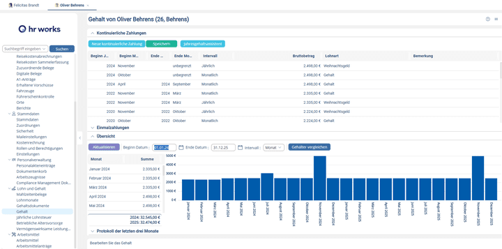 Passen Sie einmalige oder wiederkehrende Zahlungen an