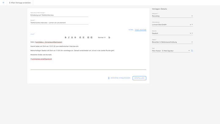 Erstellen Sie zeitsparende E-Mail-Vorlagen mit nur wenigen Klicks