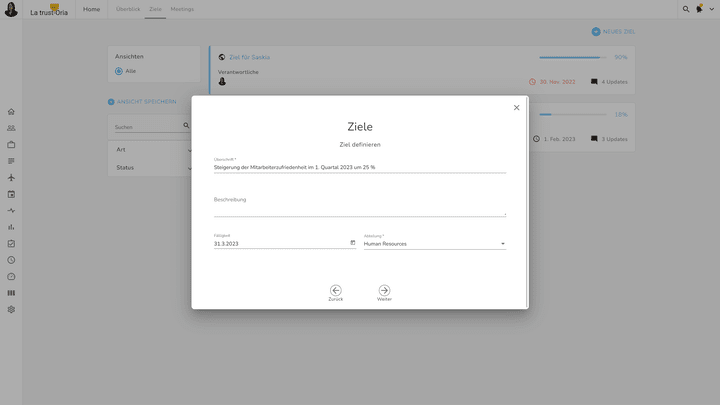 Erstellen Sie messbare und erreichbare Ziele für eine erhöhte Motivation