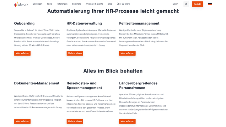 Leistungen für die Personalverwaltung