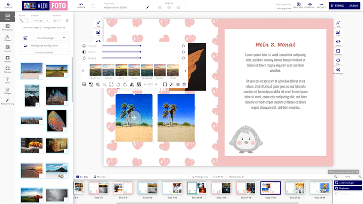 Die Filter sind selbst bei stärkster Deckkraft nicht allzu stark (hier Jacksonville vs. Original)