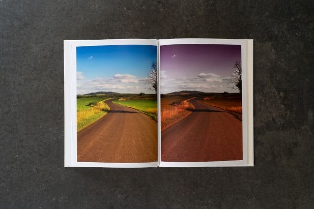 Aus einem schönen Herbst- bzw. Winterabend entsteht durch eine andere Farbakzentuierung eine postapokalyptische Abendstimmung