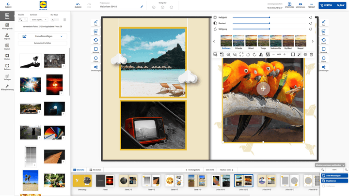 Die Filter sind bedauerlicherweise wenig hilfreich