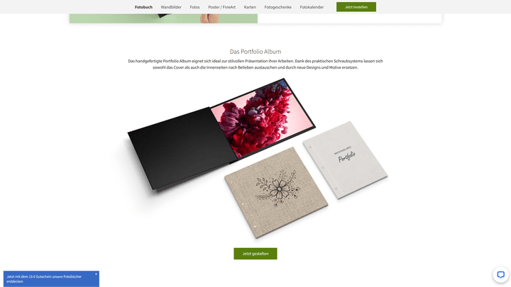 Saal Digital kommt mit exklusiven Bindungen - z.B. mit der Schraubbindung beim Portfolio-Album