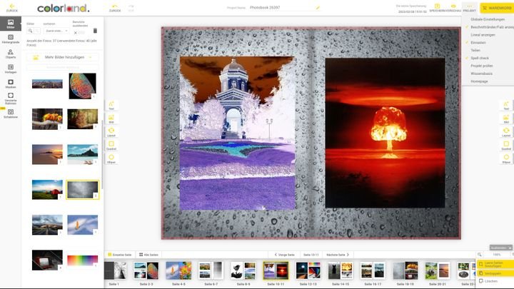 Die komplette Software von Colorland gibt’s nur über den Browser