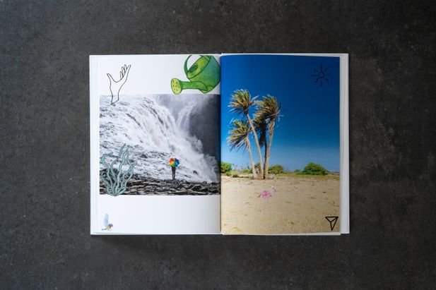 Wir hätten dem rechten Bild gerne eine gelb leuchtende Sonne hinzugefügt, doch leider gab es sie nicht