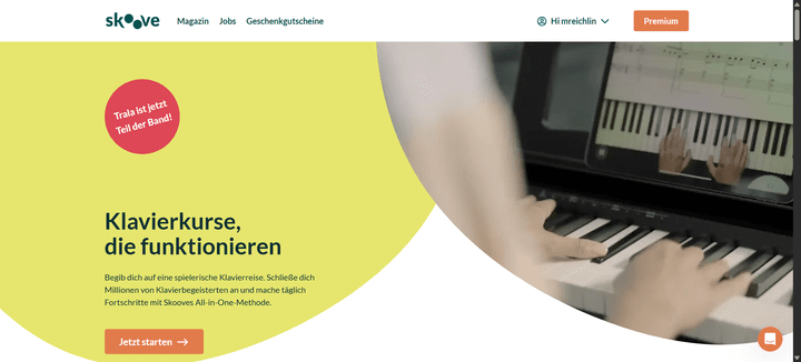 Skoove verspricht Klavierkurse, die funktionieren. Im Test habe ich mir angesehen, wie das klappt und worauf du achten musst.