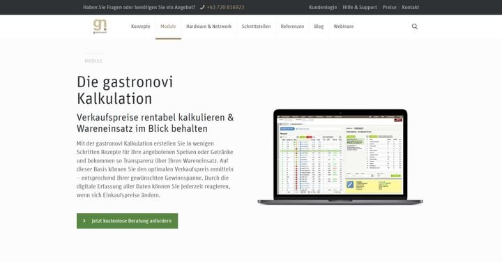 Gastronomie-Software hilft Ihnen bei der Kalkulation Ihrer Preise