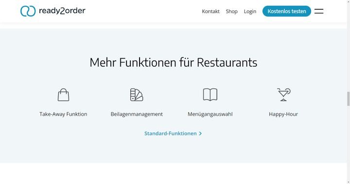 Überlegen Sie vorab, welche Funktionen Sie am ehesten in Ihrem Betrieb brauchen können