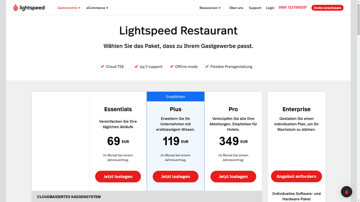 Die Preise für Gastro-Software variieren mit der Art der gebuchten Tarife, Zahlungsmodalitäten und Add-ons