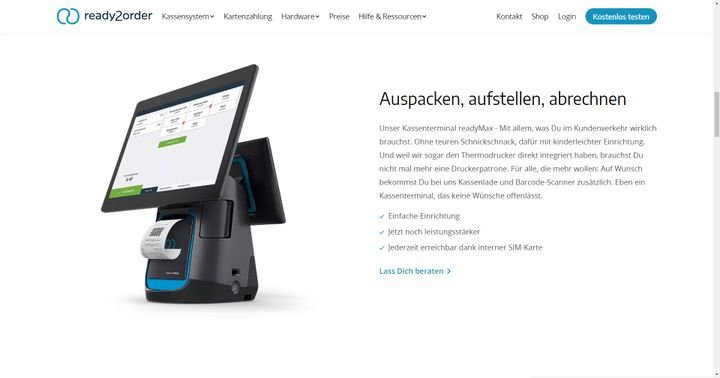 Betreibe ready2order auf eigenen Geräten oder auf der Hardware des Anbieters