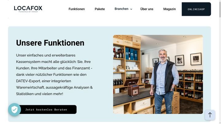 Nutze die deutsche POS-Lösung von LocaFox