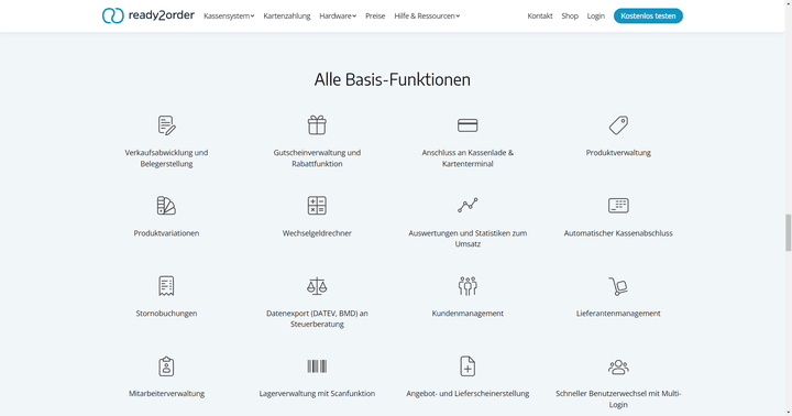 Schneide ready2order auf deine Bedürfnisse zu