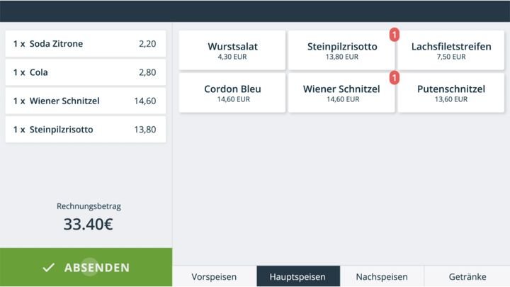 Lege fest, welche Funktionen du unbedingt für dein Business brauchst, wie beispielsweise Gastro-Features