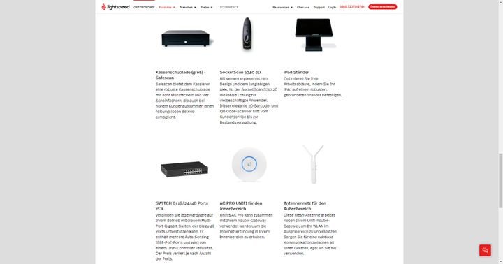 Neben den Geräten für deine Kasse gibt es auch Produkte zum Ausbau deines (W)LAN-Netzes