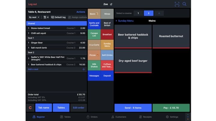 Mit der Tischverwaltung weißt du immer, wo welcher Gast was bestellt hat; und das ganz ohne Zettelchaos