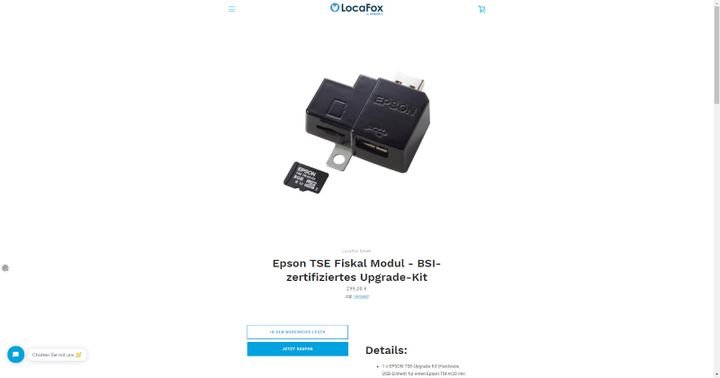 Eine TSE gibt es als Hardware-Modul oder in der Online-Variante