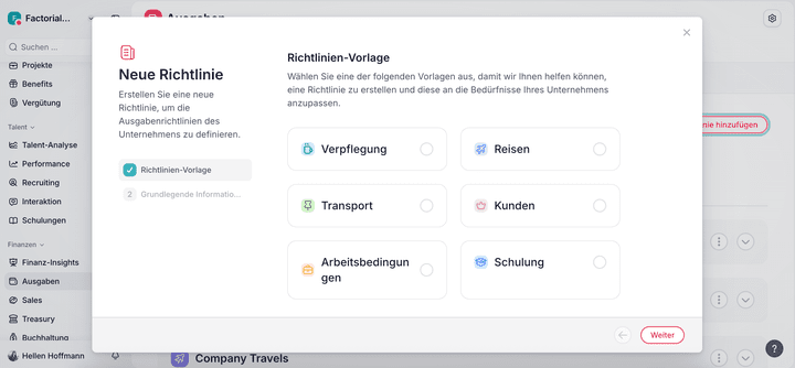 Es sind bereits zahlreiche Kategorien vordefiniert, individuelle kannst du leider nicht hinzufügen