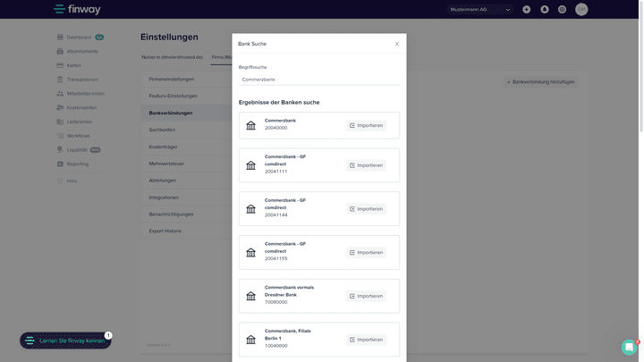 Verbinde einfach dein Bankkonto mit finway und begleiche unkompliziert deine Rechnungen