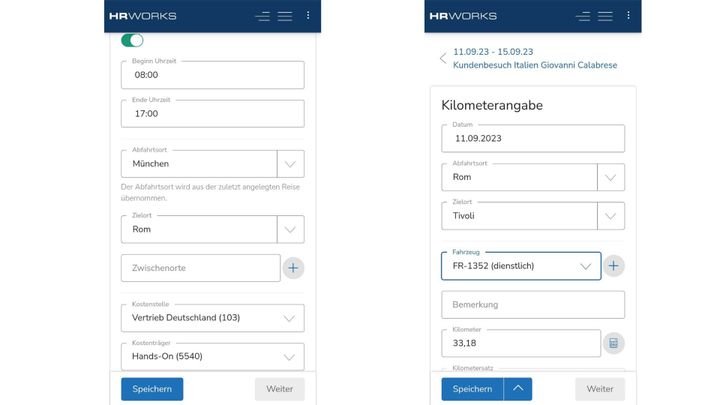 Die mobile Web-Version unterscheidet sich von der Desktop-Version kaum