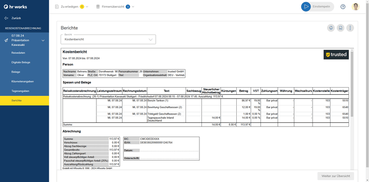 HR WORKS punktet mit zahlreichen und ausführlichen Reportings