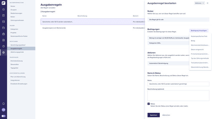 Mit Rydoo läuft die Compliance ganz nach deinen Regeln