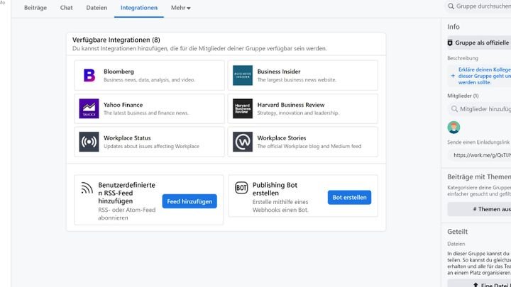 Workplace hat zahlreiche Schnittstellen und kann problemlos in bestehende Systemlandschaften eingebunden werden