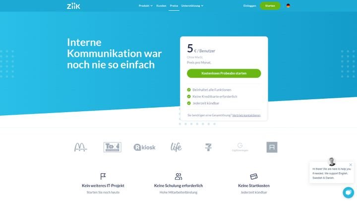 Das Pricing von Ziik ist transparent und verständlich: Hier gibt es keine versteckten Kosten!