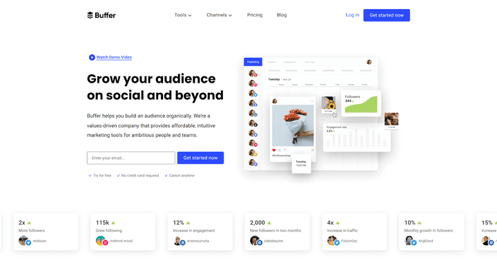 Buffer ist zugeschnitten auf die Bedürfnisse kleiner Teams und Unternehmen. Was Buffer alles kann, erfährst du im Testbericht.