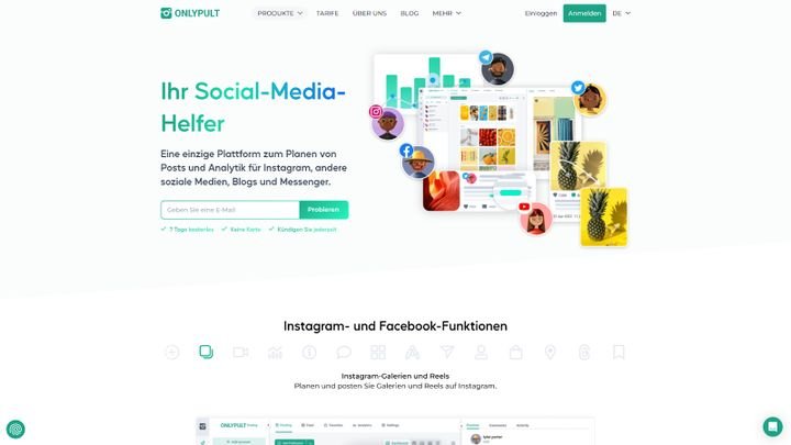 Onlypult hat eine schicke Oberfläche und die Navigation sollte auch Neulingen leichtfallen