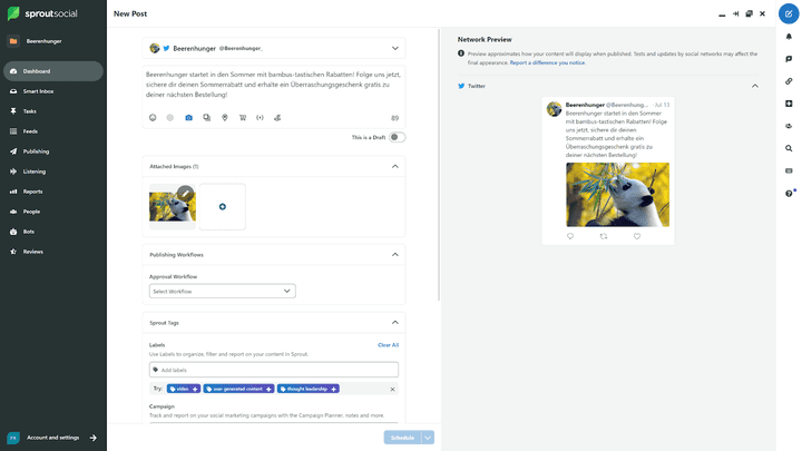 Der Content-Editor enthält zwar keinen Bildeditor, dafür aber viele andere smarte Funktionen