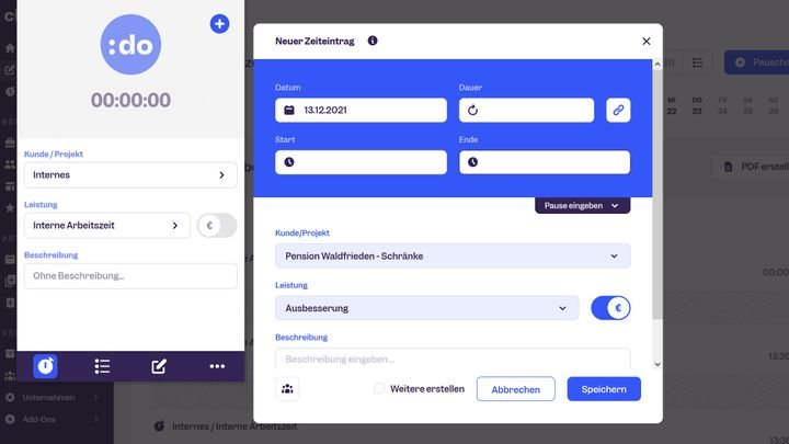 Tracken Sie Zeiten einfach und schnell mit Clockodo