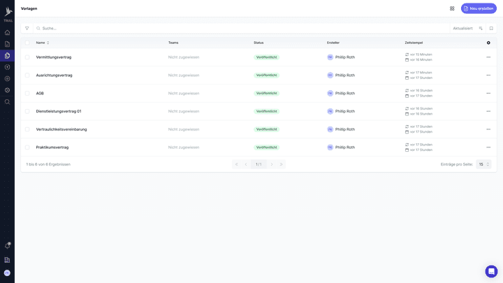 Die Erstellung von Vorlagen ist nicht ganz einfach, einmal gemacht, profitierst du aber immer wieder