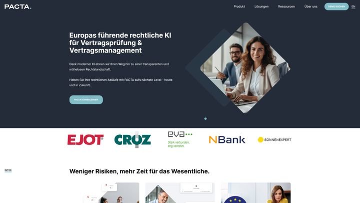 PACTA liefert eine leistungsstarke KI, die sich vor allem in der Vertragsanalyse bemerkbar macht