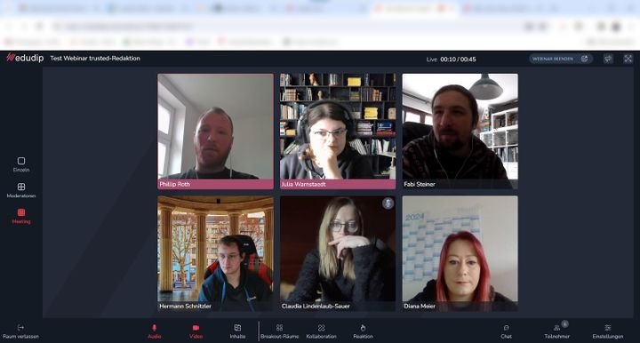 edudip hat eine sehr cleane Oberfläche