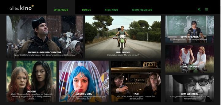 alleskino ist DIE Adresse für deutsche Spielfilme von 1920 bis heute