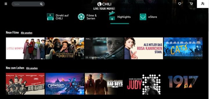 Ein Überblick über die aktuelle Filmauswahl von CHILI