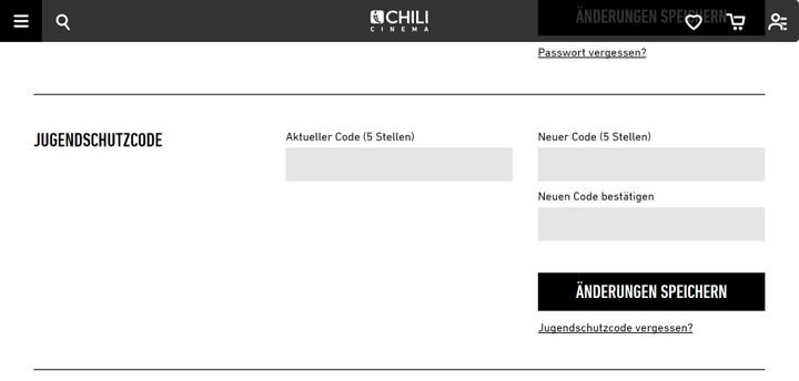 Die Jugendschutzeinstellungen bei CHILI könnten ein wenig strenger sein
