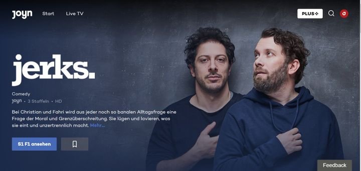 “jerks.” erzählt die - teilweise nacherzählten, teilweise frei erfundenen - Alltagsgeschichten der befreundeten Schauspieler Christian Ulmen und Fahri Yardım, die im Laufe der Serie immer wieder in peinliche und absurde Situationen geraten. Dabei gibt sich auch eine Riege deutscher Stars und Sternchen in regelmäßigen Gastauftritten die Klinke in die Hand.