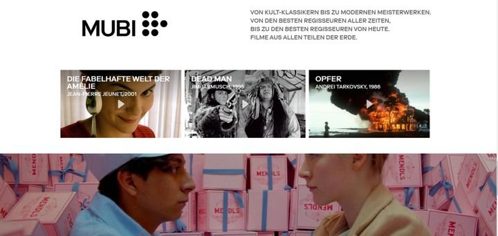 Auf MUBI finden Sie Arthouse- und Indie-Filme aus aller Welt