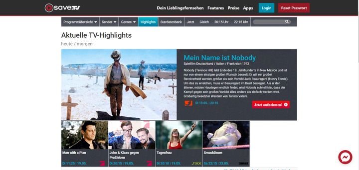 Mit Save.TV streamen Sie Ihre Lieblingsinhalte aus dem Free-TV und zeichnen Filme und Serien für Ihr persönliches Videoarchiv auf