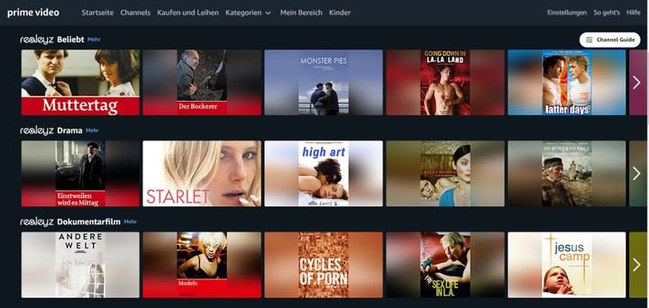 Auf Plattformen wie realeyz stehen Indie- und Arthouse-Filme im Vordergrund