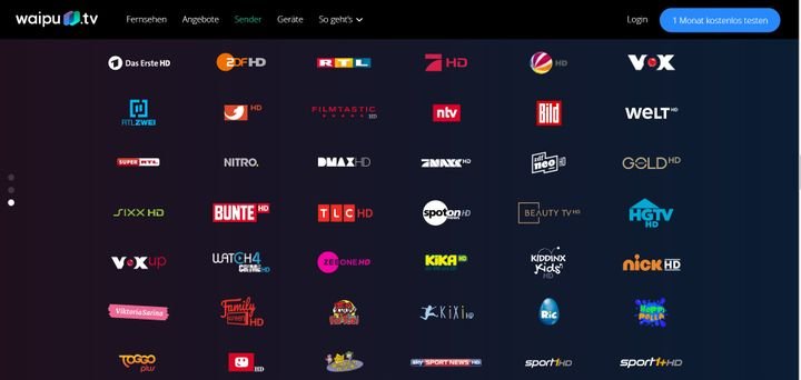 Auf waipu.tv streamen Sie Filme und Serien des laufenden TV-Programms von über 135 Sendern, davon über 100 in HD