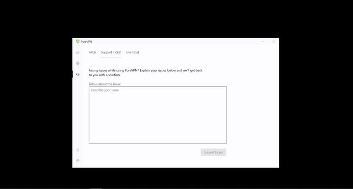 Aus dem Client heraus können Sie beispielsweise per Kontaktformular Kontakt mit dem Supportteam aufnehmen