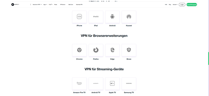PureVPN steht als Client und App auf einer großen Bandbreite von Geräten zur Verfügung